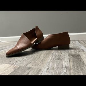 Brown leather spring/fall shoes